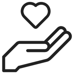 Mano con cuore